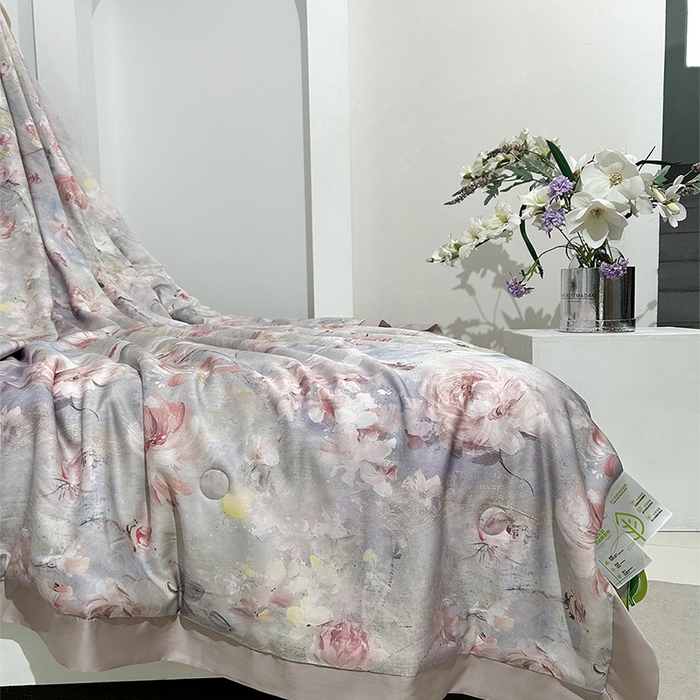 91家纺网 家纺一手货源 找家纺 元元家居（元元被业） 2025新款御丝锻蚕丝夏被夏凉被空调被 云汐