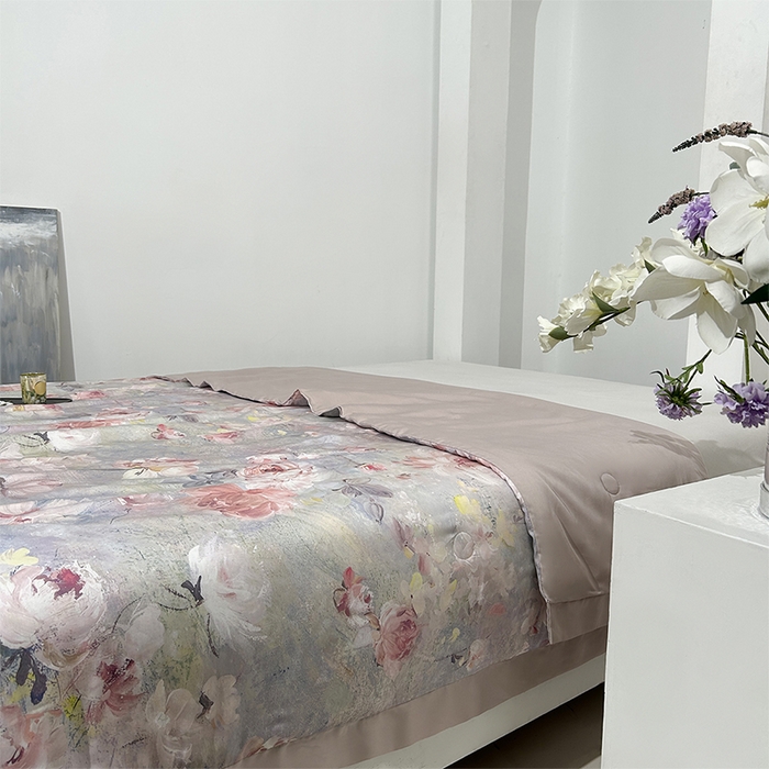 91家纺网 家纺一手货源 找家纺 元元家居（元元被业） 2025新款御丝锻蚕丝夏被夏凉被空调被 云汐