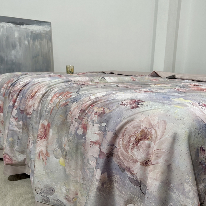 91家纺网 家纺一手货源 找家纺 元元家居（元元被业） 2025新款御丝锻蚕丝夏被夏凉被空调被 云汐