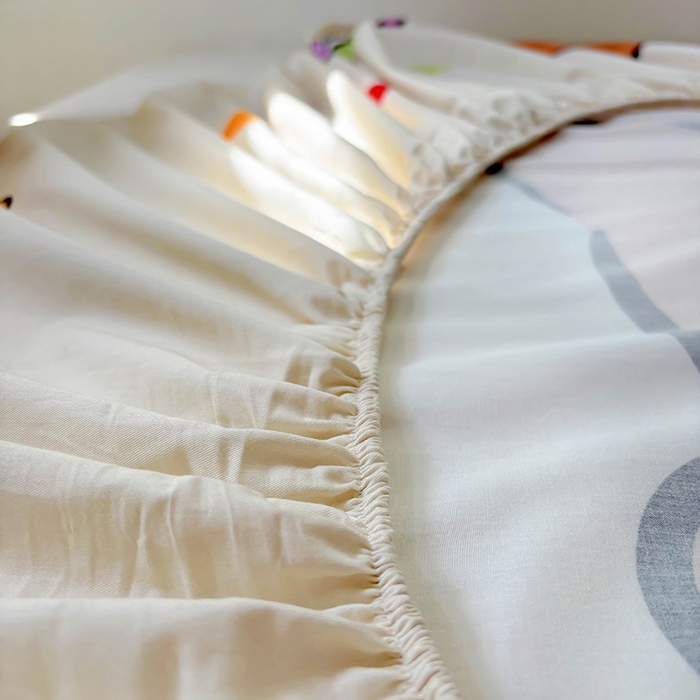 91家纺网 家纺一手货源 找家纺 浩诚 2025新款卡皮巴拉原创IP全棉纯棉大版单床笠单枕套床笠枕套单件-有作品登记证书 水豚巴拉