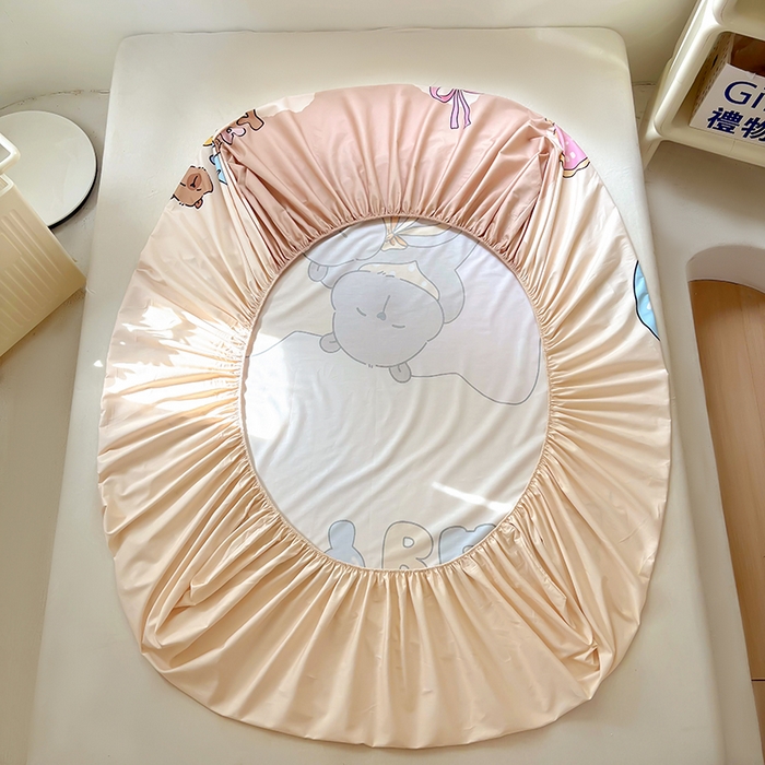 91家纺网 家纺一手货源 找家纺 浩诚 2025新款卡皮巴拉原创IP全棉纯棉大版单床笠单枕套床笠枕套单件-有作品登记证书 睡梦巴拉