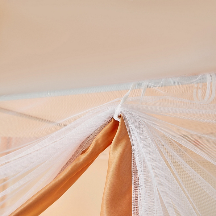 91家纺网 家纺一手货源 找家纺 薇梦蚊帐 2025新款学生宿舍遮光蚊帐 快乐生活