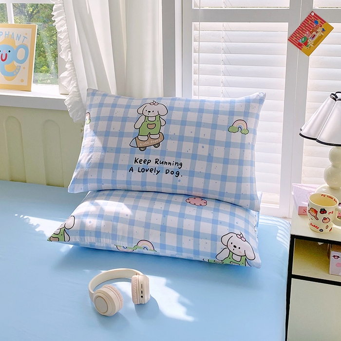 91家纺网 家纺一手货源 找家纺 （总）雨彤家纺 2025年新款软糯糯云朵水洗棉印花四件套