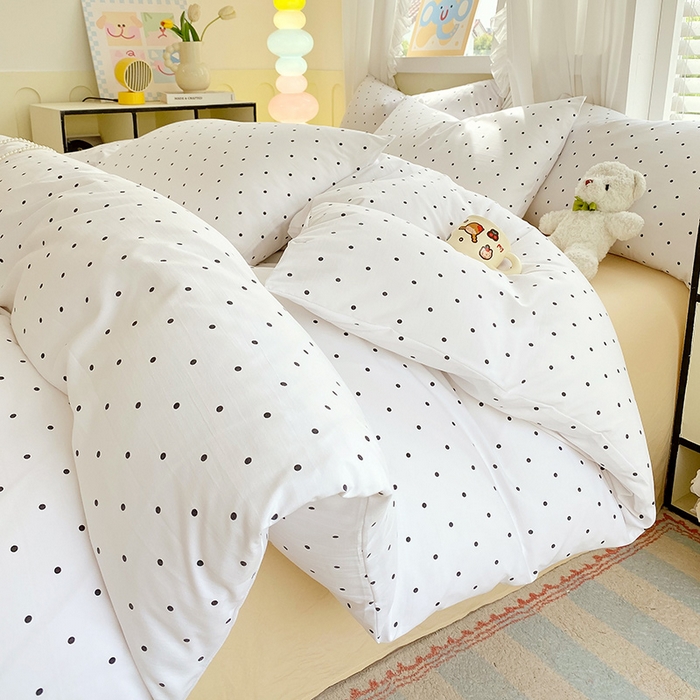 91家纺网 家纺一手货源 找家纺 （总）雨彤家纺 2025年新款软糯糯云朵水洗棉印花四件套