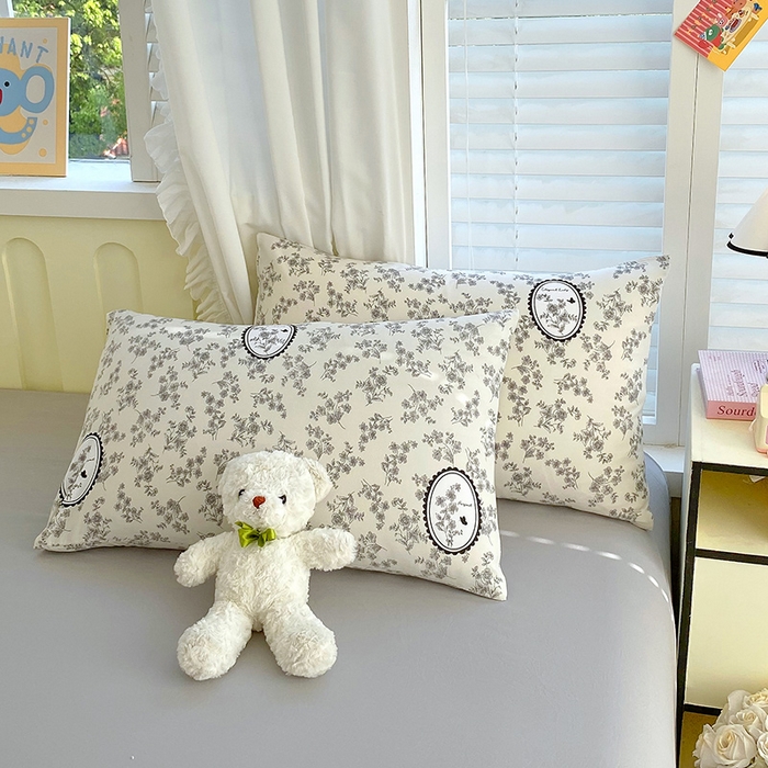 91家纺网 家纺一手货源 找家纺 雨彤家纺 2025年新款软糯糯云朵水洗棉印花四件套 澜音花香