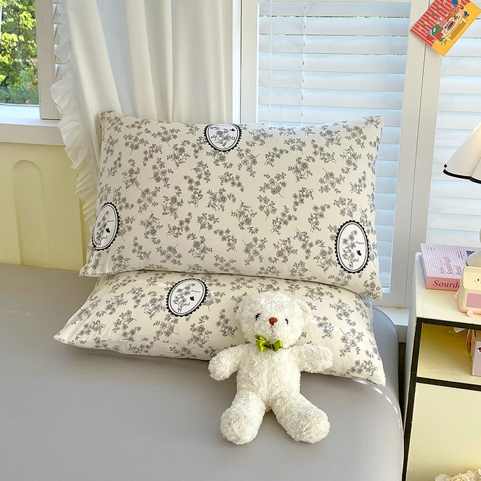 91家纺网 家纺一手货源 找家纺 雨彤家纺 2025年新款软糯糯云朵水洗棉印花四件套 澜音花香