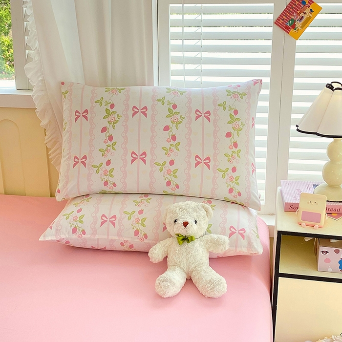 91家纺网 家纺一手货源 找家纺 雨彤家纺 2025年新款软糯糯云朵水洗棉印花四件套 微风许甜