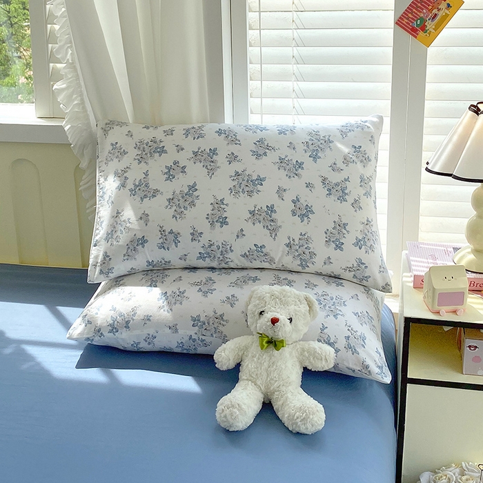 91家纺网 家纺一手货源 找家纺 雨彤家纺 2025年新款软糯糯云朵水洗棉印花四件套 嫣语花开