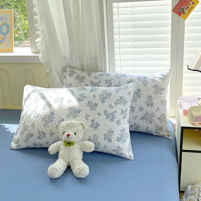 91家纺网 家纺一手货源 找家纺 雨彤家纺 2025年新款软糯糯云朵水洗棉印花四件套 嫣语花开