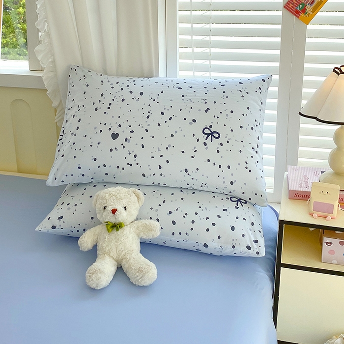 91家纺网 家纺一手货源 找家纺 雨彤家纺 2025年新款软糯糯云朵水洗棉印花四件套 艺术之名-兰