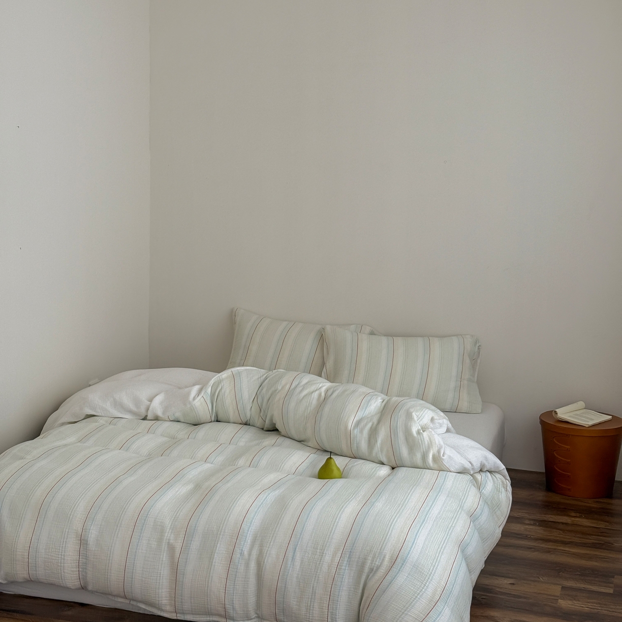 91家纺网 家纺一手货源 找家纺 （总）山舍家居 2025春夏新款全棉纯棉色织纱布四件套-香草系列-暗色系