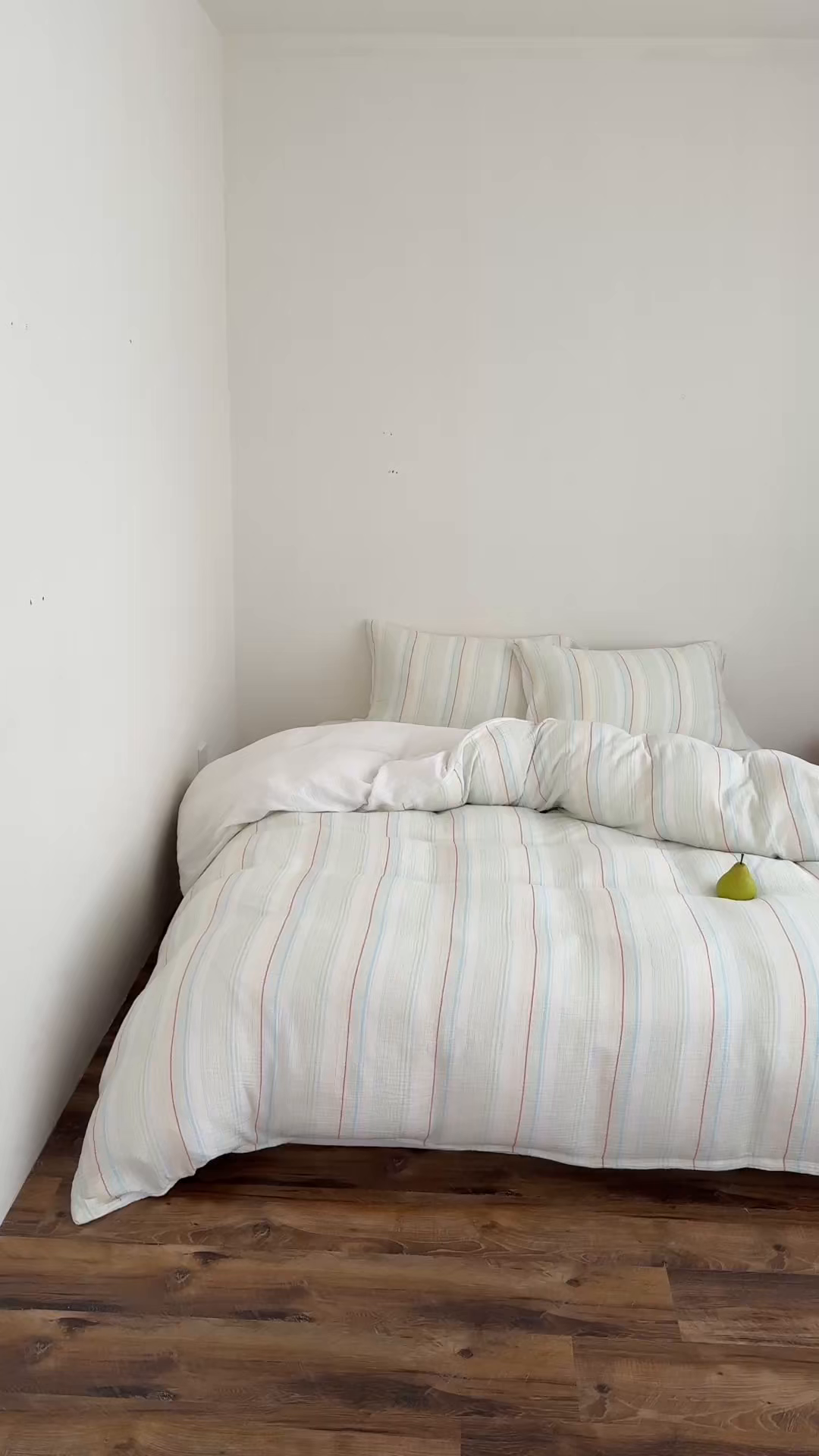 91家纺网 家纺一手货源 找家纺 山舍家居 2025春夏新款全棉纯棉色织纱布四件套-香草系列-亮色系 香草冰淇淋