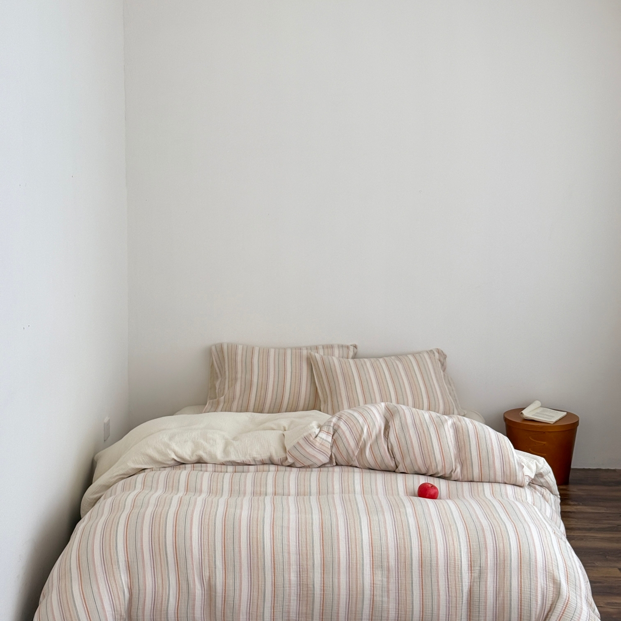 91家纺网 家纺一手货源 找家纺 山舍家居 2025春夏新款全棉纯棉色织纱布四件套-香草系列-亮色系 香草可可