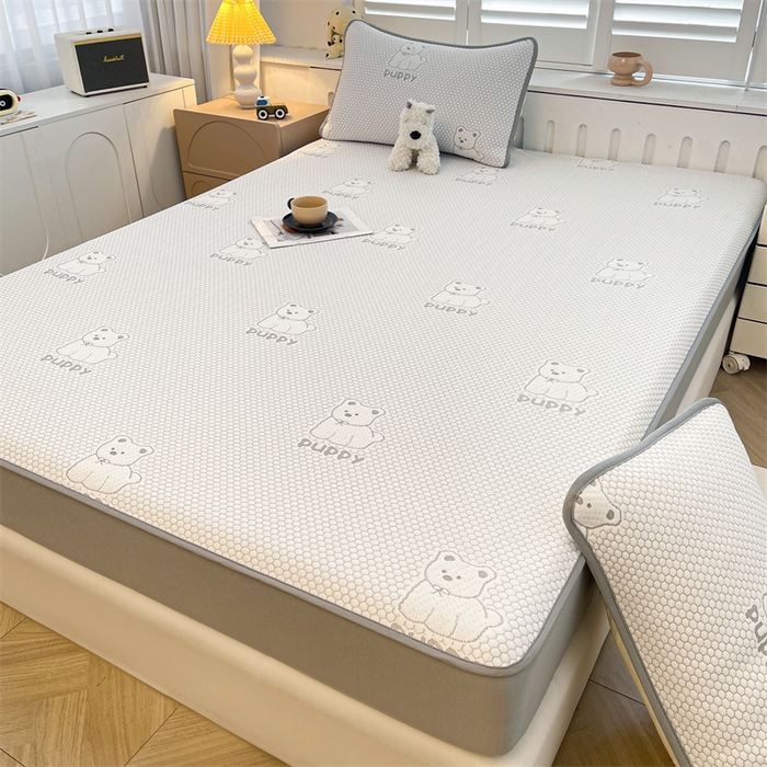 91家纺网 家纺一手货源 找家纺 （总）喜居 2025新款A类凉感豆豆席床笠款