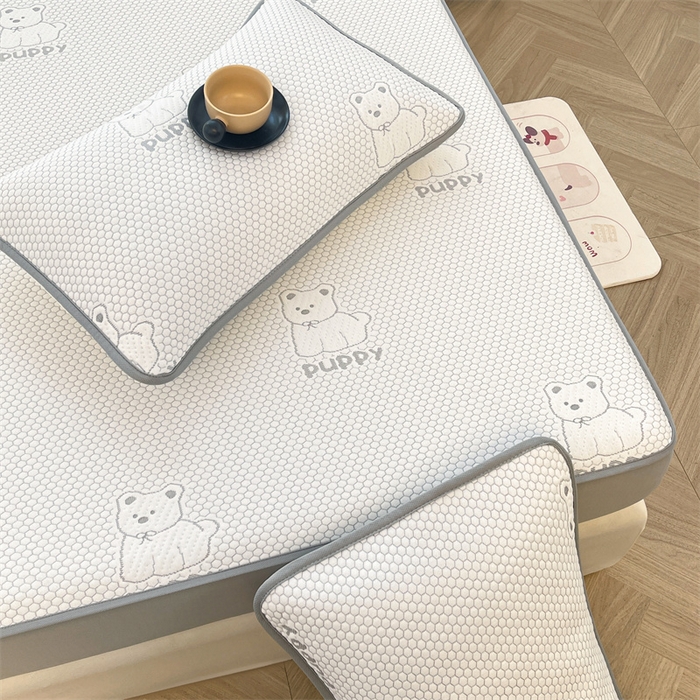 91家纺网 家纺一手货源 找家纺 （总）喜居 2025新款A类凉感豆豆席床笠款