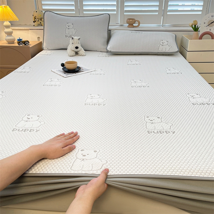 91家纺网 家纺一手货源 找家纺 （总）喜居 2025新款A类凉感豆豆席床笠款