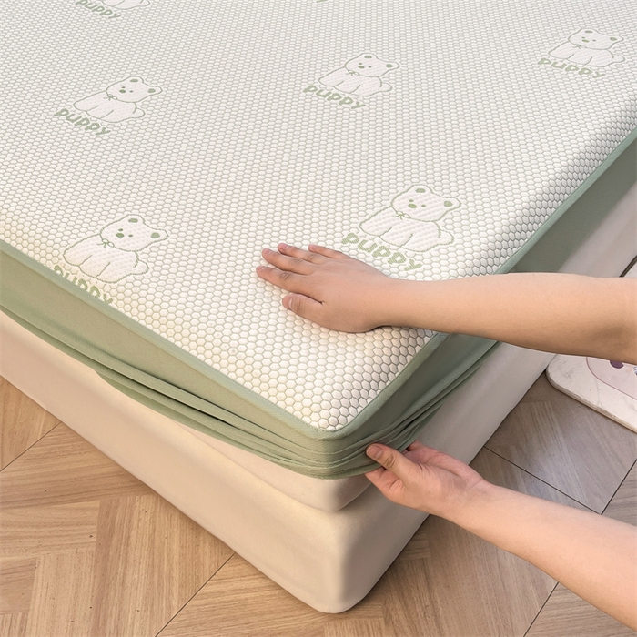 91家纺网 家纺一手货源 找家纺 （总）喜居 2025新款A类凉感豆豆席床笠款