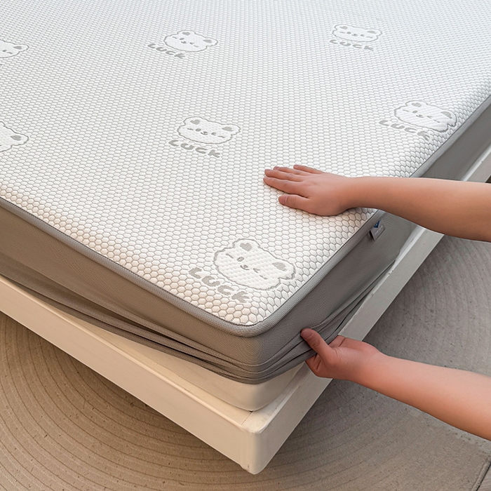 91家纺网 家纺一手货源 找家纺 （总）喜居 2025新款A类凉感豆豆席床笠款