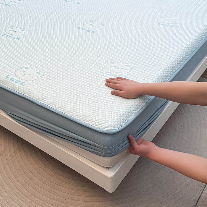 91家纺网 家纺一手货源 找家纺 （总）喜居 2025新款A类凉感豆豆席床笠款