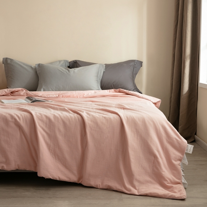 91家纺网 家纺一手货源 找家纺 （总）蚕阿婆 2025新款纯棉双层纱蚕丝被蚕丝空调夏凉被