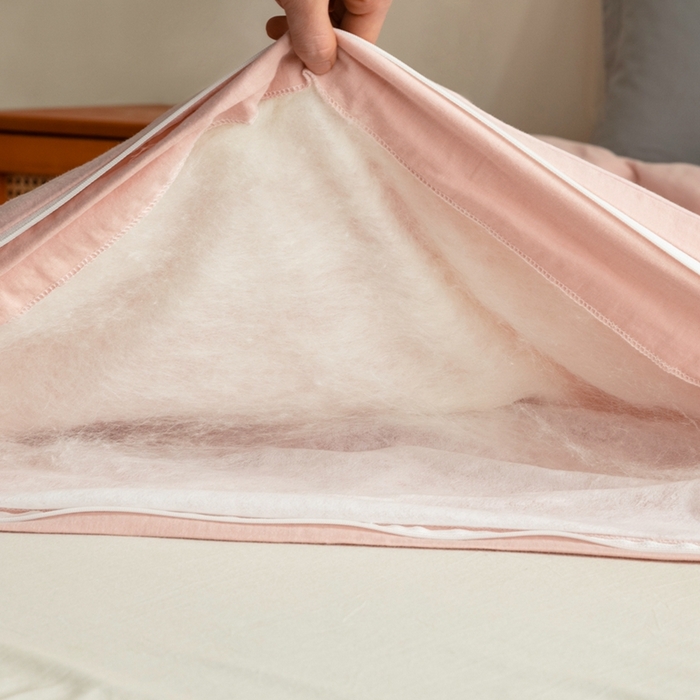 91家纺网 家纺一手货源 找家纺 （总）蚕阿婆 2025新款纯棉双层纱蚕丝被蚕丝空调夏凉被