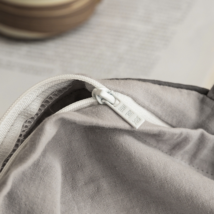 91家纺网 家纺一手货源 找家纺 蚕阿婆 2025新款纯棉双层纱蚕丝被蚕丝空调夏凉被 灰色