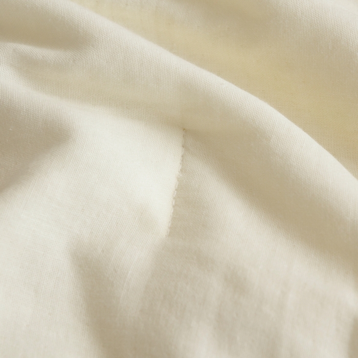 91家纺网 家纺一手货源 找家纺 蚕阿婆 2025新款纯棉双层纱蚕丝被蚕丝空调夏凉被 米色