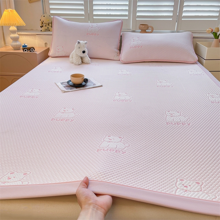 91家纺网 家纺一手货源 找家纺 （总）喜居 2025新款A类凉感豆豆平席款-冰小汪系列