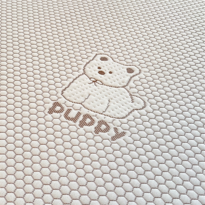 91家纺网 家纺一手货源 找家纺 喜居 2025新款A类凉感豆豆平席款-冰小汪系列 冰小汪-咖 平席款