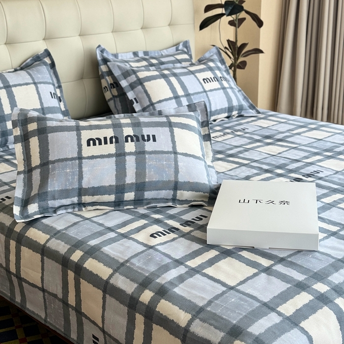 2025新款老粗布系列单品套件 灰格Miu