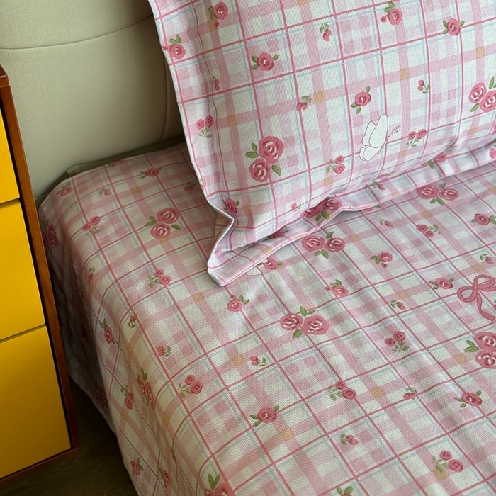 91家纺网 家纺一手货源 找家纺 2025新款老粗布系列单品套件 南湘