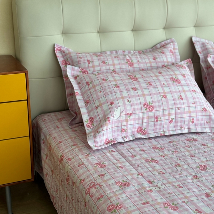 91家纺网 家纺一手货源 找家纺 2025新款老粗布系列单品套件 南湘