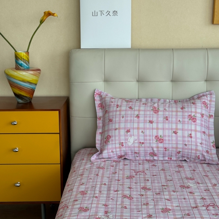 91家纺网 家纺一手货源 找家纺 2025新款老粗布系列单品套件 南湘