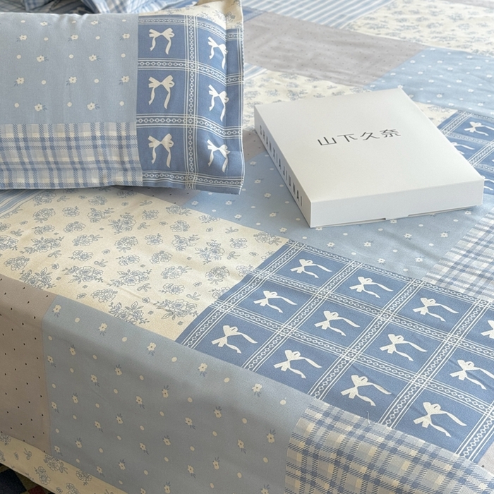 2025新款老粗布系列单品套件 蓝风铃