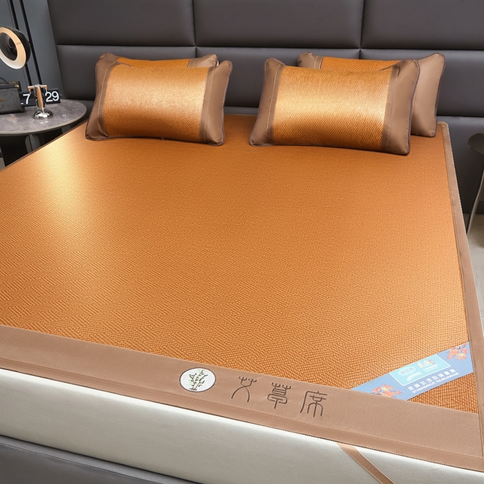 91家纺网 家纺一手货源 找家纺 苏迪网销供货 藤席-凉席 -2025新款凉席冰藤席冰丝席凉感空调席艾草藤席-单面藤席 单面藤席-饼干纹