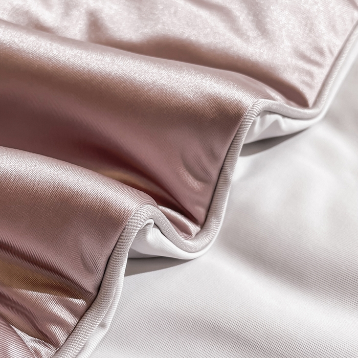 91家纺网 家纺一手货源 找家纺 金喜 2025春夏新款冰丝绸夏被7A抗菌冰肌夏被空调被锦纶氨纶夏凉被薄被子 樱草紫