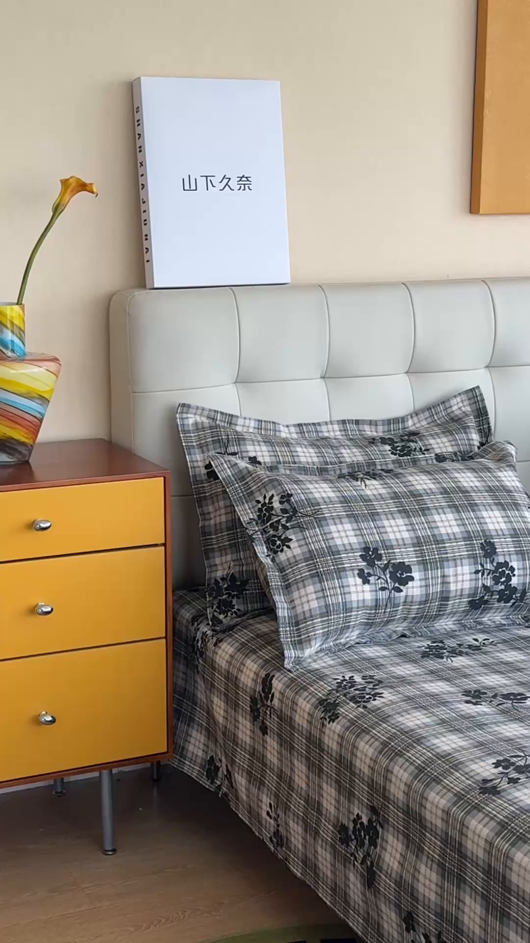 91家纺网 家纺一手货源 找家纺 2025新款老粗布系列单品套件 鸢尾格