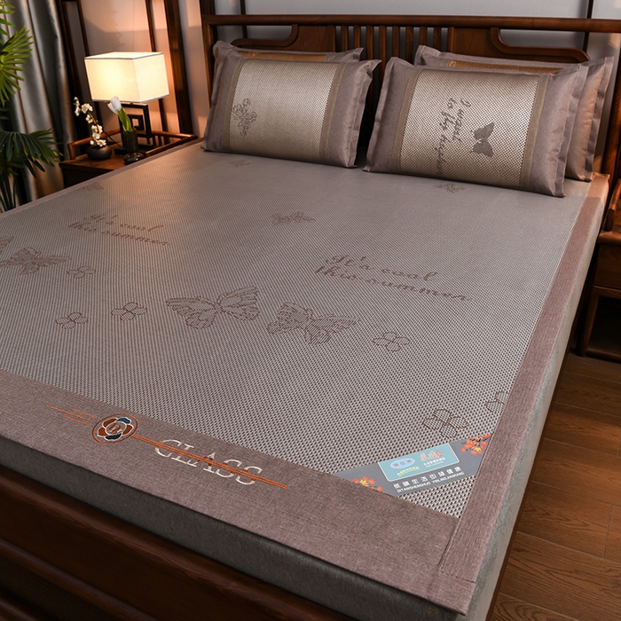 91家纺网 家纺一手货源 找家纺 （总）苏迪网销供货 藤席-凉席 -2025新款凉席冰藤席冰丝席凉感空调席艾草藤席-冰藤席