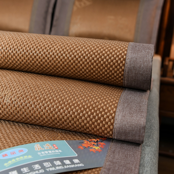 91家纺网 家纺一手货源 找家纺 苏迪网销供货 藤席-凉席 -2025新款凉席冰藤席冰丝席凉感空调席艾草藤席-冰藤席 高端冰藤席 蝶恋 古藤