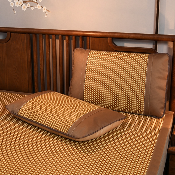 91家纺网 家纺一手货源 找家纺 苏迪网销供货 藤席-凉席 -2025新款凉席冰藤席冰丝席凉感空调席艾草藤席-天然藤席 天然藤席--白玉