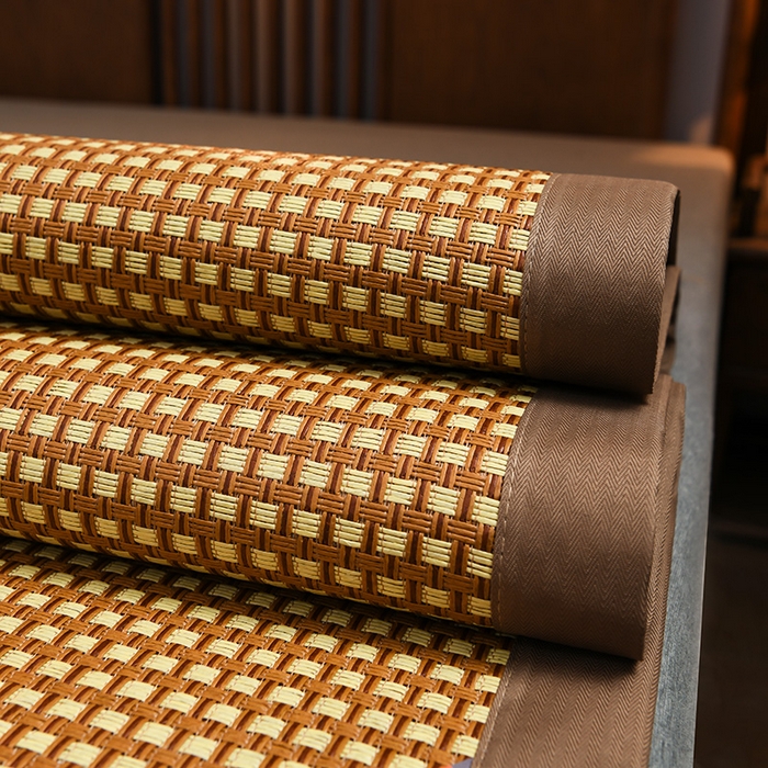 91家纺网 家纺一手货源 找家纺 苏迪网销供货 藤席-凉席 -2025新款凉席冰藤席冰丝席凉感空调席艾草藤席-天然藤席 天然藤席--白玉