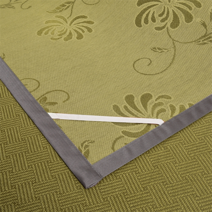 91家纺网 家纺一手货源 找家纺 苏迪网销供货 藤席-凉席 -2025新款凉席冰藤席冰丝席凉感空调席艾草藤席-天然藤席 天然藤席 饼干花-绿