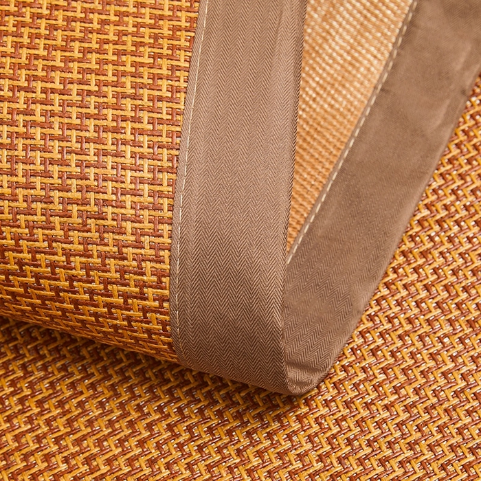 91家纺网 家纺一手货源 找家纺 苏迪网销供货 藤席-凉席 -2025新款凉席冰藤席冰丝席凉感空调席艾草藤席-天然藤席 天然藤席-步步高-棕