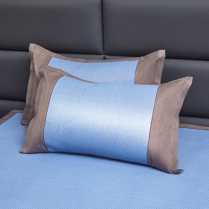 91家纺网 家纺一手货源 找家纺 苏迪网销供货 藤席-凉席 -2025新款凉席冰藤席冰丝席凉感空调席艾草藤席-古藤 艾草古藤-冰蓝