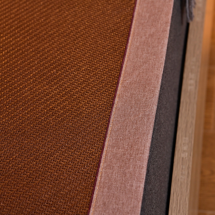 91家纺网 家纺一手货源 找家纺 苏迪网销供货 藤席-凉席 -2025新款凉席冰藤席冰丝席凉感空调席艾草藤席-古藤 艾草古藤--黑咖