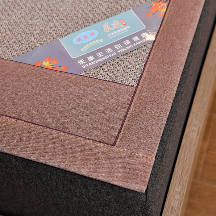 91家纺网 家纺一手货源 找家纺 苏迪网销供货 藤席-凉席 -2025新款凉席冰藤席冰丝席凉感空调席艾草藤席-古藤 艾草古藤--银灰