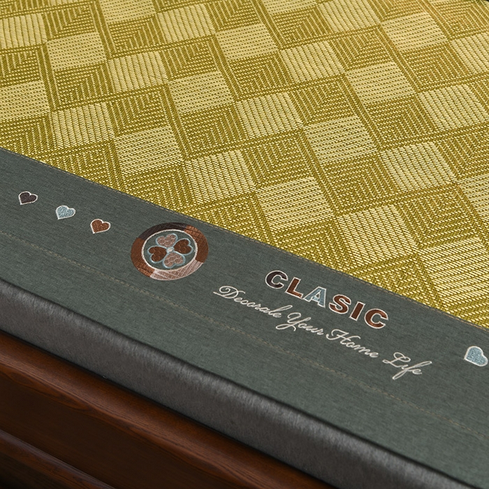 91家纺网 家纺一手货源 找家纺 苏迪网销供货 藤席-凉席 -2025新款凉席冰藤席冰丝席凉感空调席艾草藤席-古藤 古藤凉席--翡翠