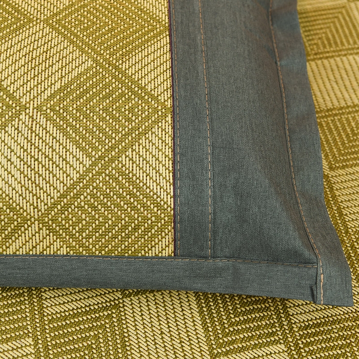 91家纺网 家纺一手货源 找家纺 苏迪网销供货 藤席-凉席 -2025新款凉席冰藤席冰丝席凉感空调席艾草藤席-古藤 古藤凉席--翡翠