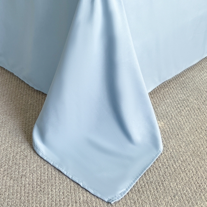 91家纺网 家纺一手货源 找家纺 千希家纺 2025新款扭花花边工艺四件套-唯美系列 买家秀加QQ群920079874或445224204或微信私信 唯美-蓝