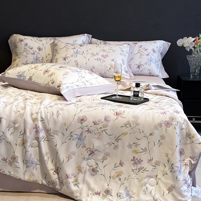 91家纺网 家纺一手货源 找家纺 （总）慕尚家纺 2025新款莱赛尔天丝夏被夏凉被空调被四件套